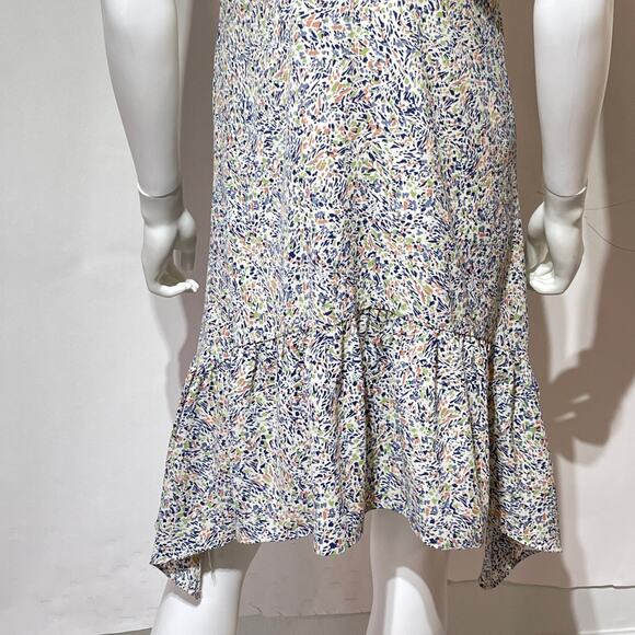 Anthropologie Lilka Aubrietta Sundress Womens Small Hi-Low Ruffle Multicolor - Picture 6 of 11
